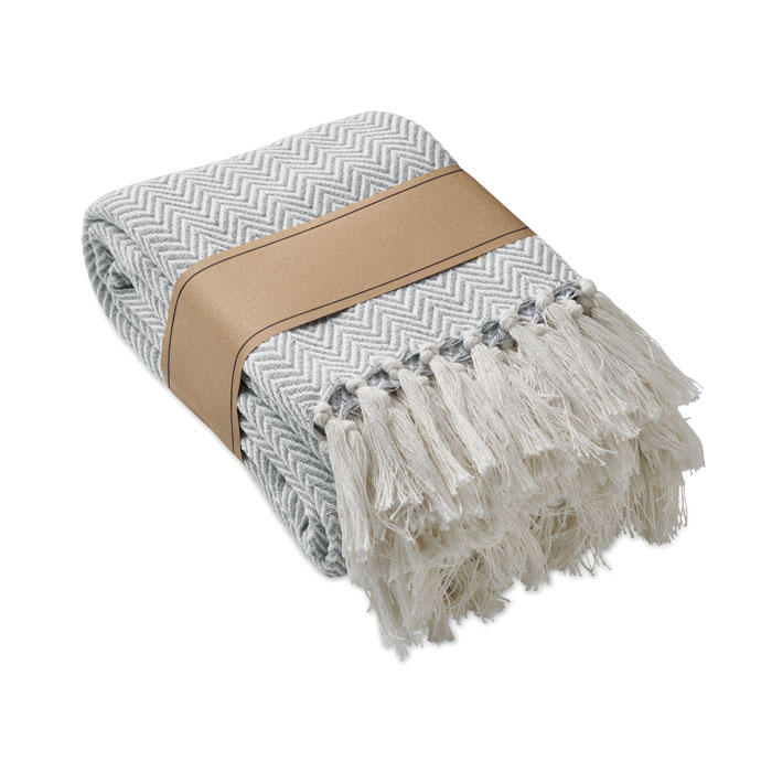 AMMOS - Decke recycelter Polycotton - Beige